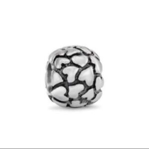 Pandora Retired Heart Cluster Charm